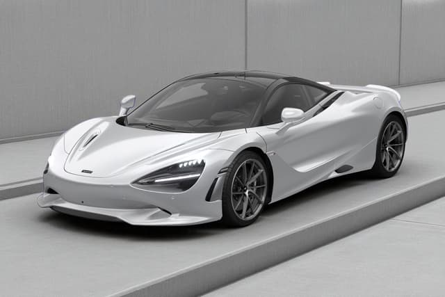 Mclaren 750s Silica White Color Image